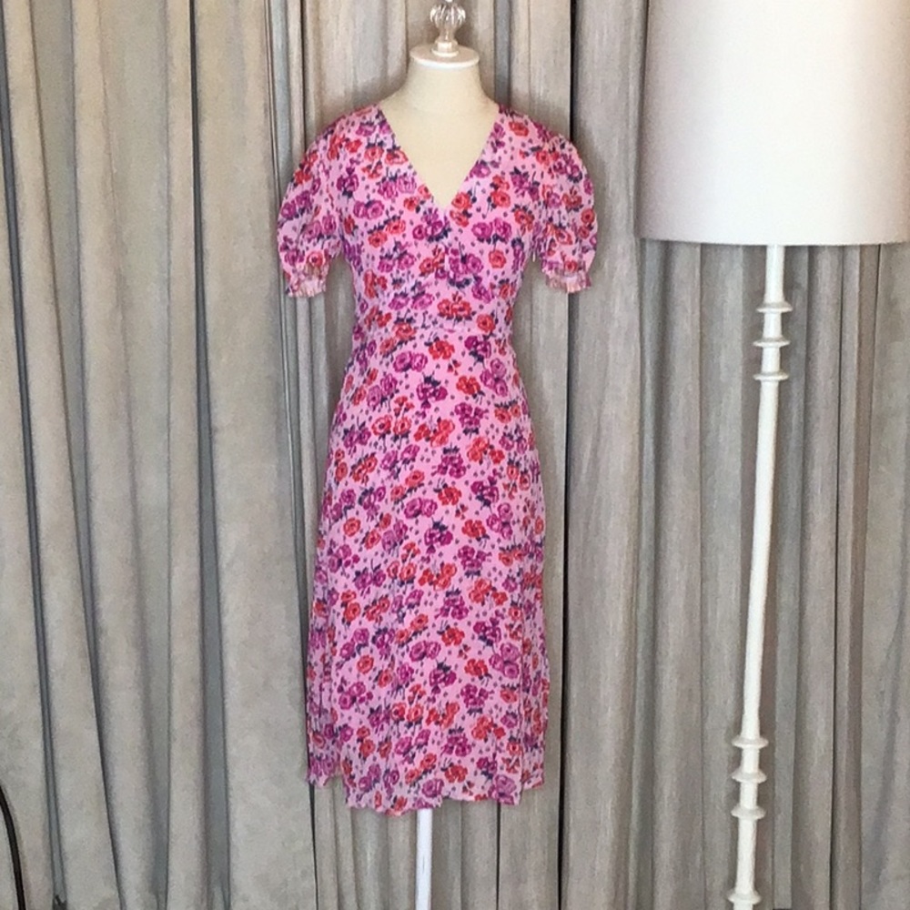 HVN Floral Print Dress